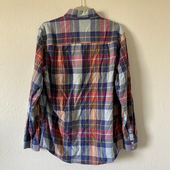 Boden Mens Shirt Plaid Button Down Size L Casual Collared Long Sleeve Cotton - Picture 9 of 13